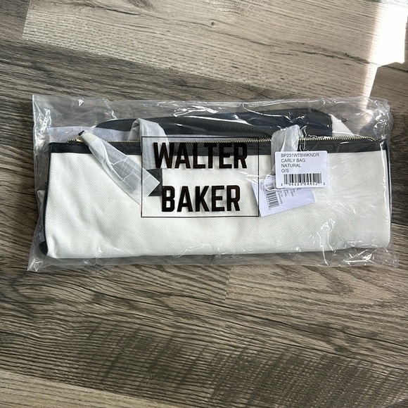 Walter Baker‎ NEW Carly Day Tripper weekend large Tote Bag black/white - Picture 4 of 6